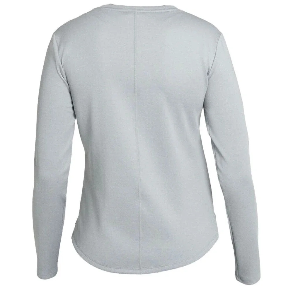 Nike Shirt Women Size Small DD4927-073 Therma-FIT One Long-Sleeve Gray Heather‎
